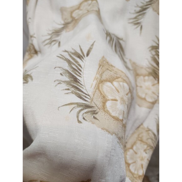 CARIBBEAN MENS XL MENS BUTTON UP SHIRT FLORAL VINTAGE Y2K TROPICAL VACATION SOFT - Picture 13 of 16